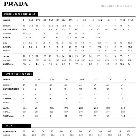 prada size 42 in us|Prada waist size chart.